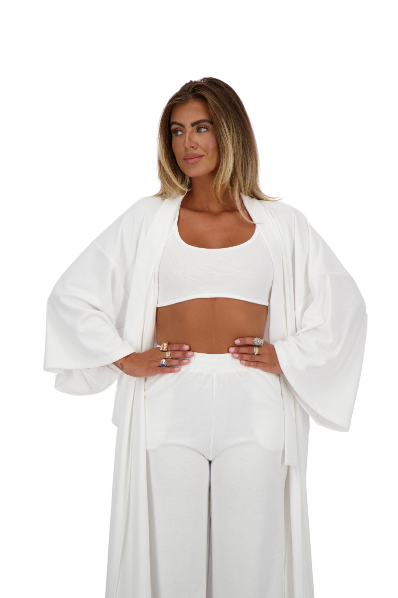 brushed cotton bathrobe